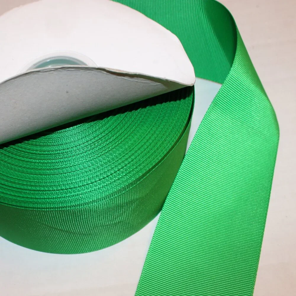Green Grosgrain Ribbon Roll - Home Office Craft Ribbon